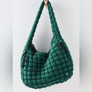 Free People Movement | Quilted Carryall Bag Hunter Green Large